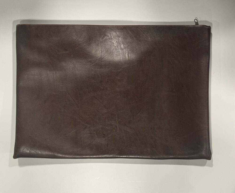 Vintage IBM Customer Executive Program Brown Leather Document Portfolio Case